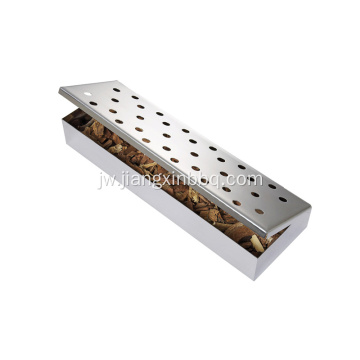 Kotak Smoker Chip Kayu Stainless Steel